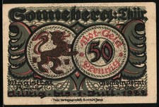 Notgeld Sonneberg i. Thür