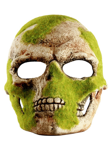 Bewachsener schädel maske - bewachsener,