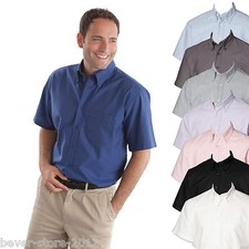 Herren Hemd Kurzarm Oxford