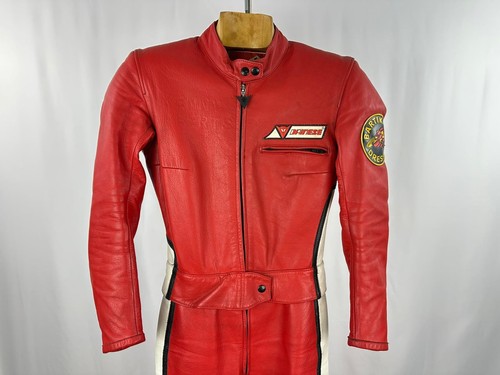 Dainese lederkombi rot vintage - dainese,