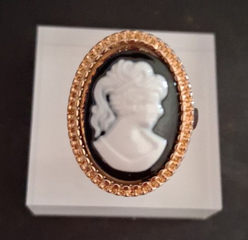 Jewerly ring mit ovaler kamee - ring,