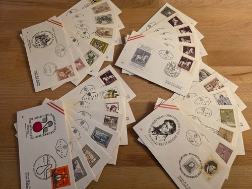 Fdc österreich ersttagsbriefe - Österreich,