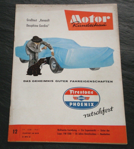 Motor rundschau renault - 12/61,