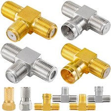 T-Stück Y Verteiler F-Stecker