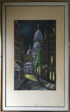 Pastell Stadtansicht von Paris