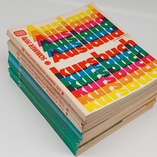 10 X Auslandkursbuch DB 1970 1971 1972 1973 1974 1975 1976  Sommer Winter 