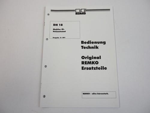 Remko dh18 mobiler öl - dh18,