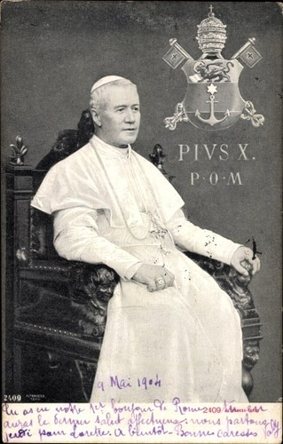 Papst pius giuseppe - ak,
