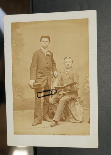 Foto cdv kab portrait junge - cdv,