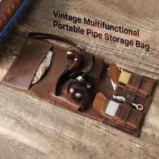 Reise Echt Leder Tabak