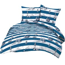 2tlg Seersucker Bettwäsche