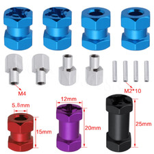 4x RC Spurverbreiterung Radmitnehmer 12mm Sechskantmutter 1/10 RC Auto Buggy