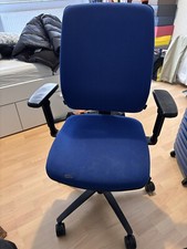 Bürostuhl - Blau mit einem