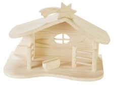 WEIHNACHTSKRIPPE Holzkrippe