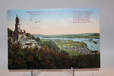 Alte Postkarte gelaufen National Denkmal Niederwald