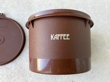 Tupperware Kaffeedose braun