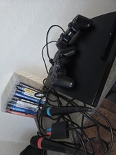 PlayStation 3 Slim + 2 Controller + 9 Spiele, Minecraft, GTA uvm. + Singstar Set