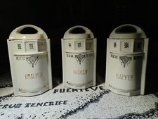 3 antike große Porzellan