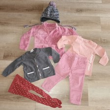 Mädchen Kleiderapket Winter Fleecejacke jeans Pulli's Jacke Ergee Topomini 80-86