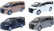 TOYOTA ALPHARD 2024 Modellauto Metall Rückzug Modell Auto 4Var Spielzeugauto 67