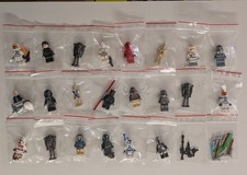24x Lego Star Wars Minifiguren + Zubehör Konvolut (z.B. Adventskalender)