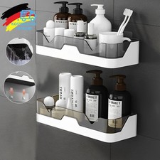 2stk Duschablage Badregal Duschregal Duschkorb ohne Bohren Ablagekorb Badezimmer