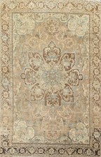 Antik Leicht Geometrisch Heriz