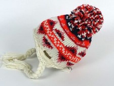 Noppies Mütze Baby Inkamütze 45 47 gefüttert Bommelmütze Ohrenschutz Winter 