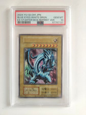 Yu-Gi-Oh Blue-Eyes White Dragon EX Starter Box Reprint PSA 10