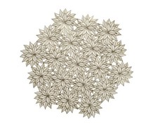 1 Tischset Sternblüten 38cm