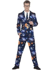 Smiffys Space Suit, Blue (Size