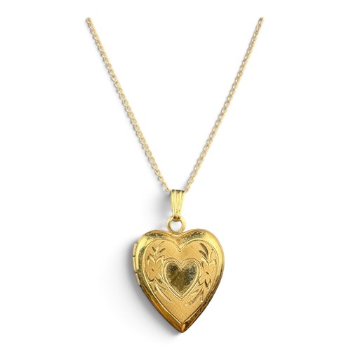 Vintage 14k gold geätztes - gold,