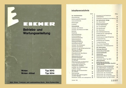 Eicher 3013 3014 wotan - eicher, ii