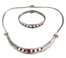 Set vintage Silbercollier +