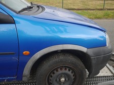 Kotflügel rechts Opel Corsa B Blau Z291 Ardenblau