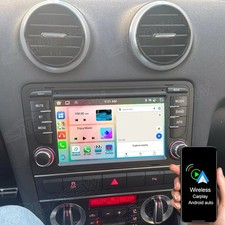 8Kern 4+64GB Für AUDI A3 8P 2003-2012 Android 15 Autoradio Carplay Navi BT FM 7"