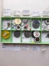 Quartz Uhr Werke 17 St je 3,00€, für Bastler oder Uhrmacher