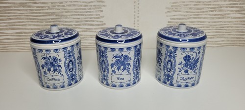 Delft blauw dreiteiliges set - -,