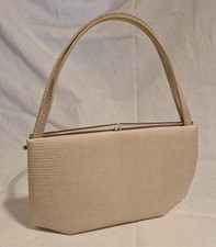 Vintage Handtasche Cremeweiß