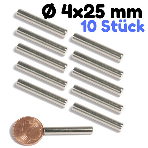 10x neodym magnete stabmagnet - magnete,