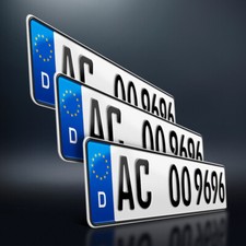 3 Kfz Kennzeichen | 520 x