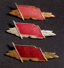 DDR Orden Bestenabzeichen Leistungsspange der Kampfgruppen in Gold Silber Bronze