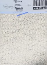 ⚜️Ikea DUNVIK Bezug Boxspringbett 140x200 Gunnared beige  NEU 404.653.23