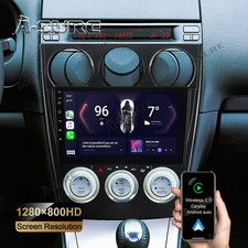 Android 14 Autoradio NAVI Für Mazda 6 GG 2002-2007 GPS WIFI RDS CarPlay 2+32GB