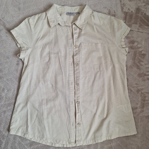Blue motion damen leinenbluse - blue,