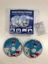 Taschenwärmer 2 Stück Schneemann Rund wiederverwendbar Handwärmer Wärmekissen