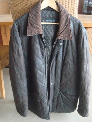 Trapper herren lederjacke - trapper,