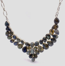 Vintage Silber Labradorit