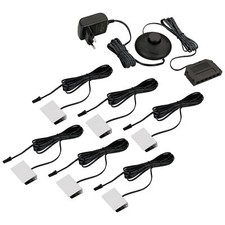 6x Glasbodenbeleuchtung LED Glaskantenbeleuchtung Vitrinenbeleuchtung SEBSON