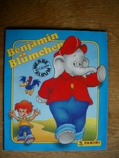 "BENJAMIN BLÜMCHEN" Sammelalbum PANINI 1990 -vollständig mit Poster-